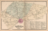 1877 Map of Northern Fayette County Kentucky