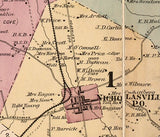 1877 Map of Northern Jessamine County Kentucky