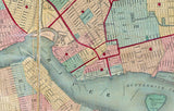 1861 Map of Brooklyn New York