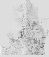 1900 to 1921 Farm Line Map of North Western Fayette County Pa