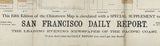 1885 Map of Chinatown in San Francisco California