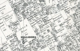 1886 Farm Line Map of Hill County Texas