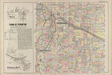 1902 Map of Perinton Monroe County New York