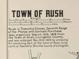 1902 Map of Rush Monroe County New York