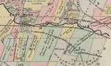 1902 Map of Rush Monroe County New York