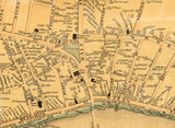 1851 Map of Haverhill Essex County Massachusetts
