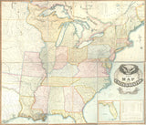 1827 Map of the United States