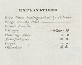 1829 Map of Oneida County New York
