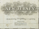 1834 Map of New Jersey