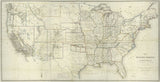 1866 Map of The United States