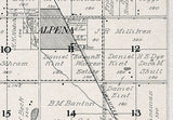 1909 Map of Alpena Township Jerauld County South Dakota
