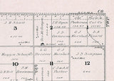 1909 Map of Chery Township Jerauld County South Dakota
