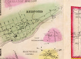 1856 Map of Clinton County New York