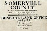 1884 Map of Somervell County Texas