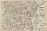 1902 Map of Chili Monroe County New York