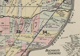 1902 Map of Chili Monroe County New York