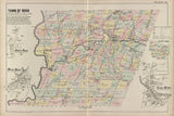 1902 Map of Rush Monroe County New York