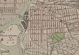 1904 Map of Manhattan and Bronx New York
