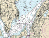 2016 Nautical Map of Narragansett Bay Rhode Island