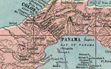 1904 Map of Panama