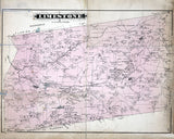 1877 Map of Limestone Township Clarion County Pennsylvania Oil Wells