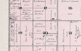 1909 Map of Blaine Township Jerauld County South Dakota