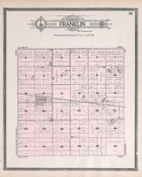 1909 Map of Franklin Township Jerauld County South Dakota