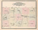 1909 Map of Jerauld County South Dakota