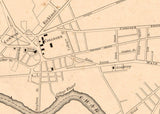 1838 Map of Cambridge Massachusetts