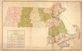 1842 Map of Massachusetts