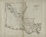 1814 Map of Louisiana