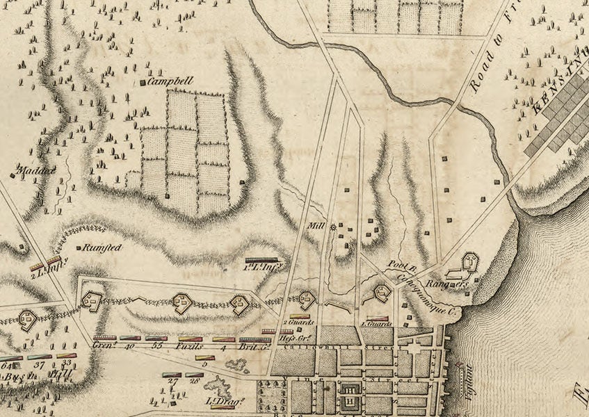 1779 Map of Philadelphia Pennsylvania