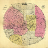1881 Map of Minneapolis Minnesota