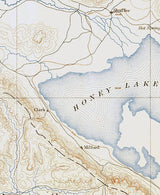 1886 Topo Map of Honey Lake California Quadrangle