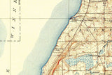1910 Topo Map of Fond du Lac Wisconsin Quadrangle