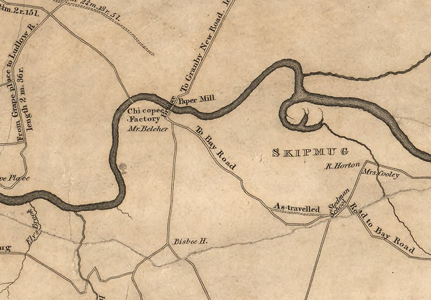 1827 Map of Springfield Massachusetts