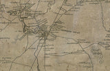 1850 Map of Attleborough Bristol County Massachusetts