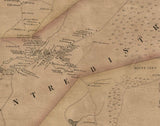 1852 Map of Medfield Massachusetts