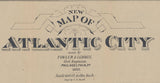 1880 Map of Atlantic City New Jersey