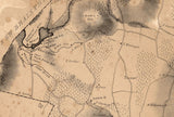 1830 Map of North-Brookfield Massachusetts
