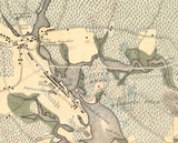 1832 Map of Wareham Massachusetts