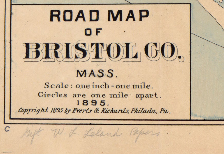 1895 Map of Bristol County Massachusetts