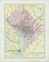 1890 Map of District of Columbia