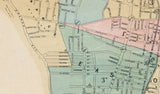 1892 Map of The Oranges New Jersey