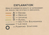 1895 Map of New Orleans Drainage System
