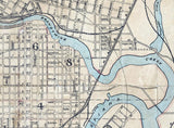 1898 Map of the City of Wilmington Delaware