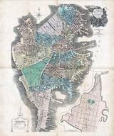 1879 Map of Boston Massachusetts