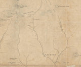 1853 Map of the White Mountains of New Hampshire
