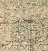 1857 Map of Saint Louis County Missouri