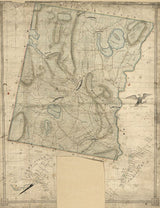 1853 Map of Salisbury Litchfield County Connecticut